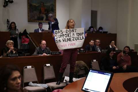 No hubo consenso en la OEA para reconocer a Guaidó como presidente (e) de Venezuela