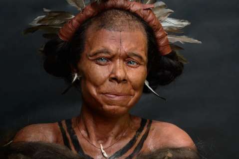 Así se vería el rostro de una mujer de hace 10.500 años hallada en Bélgica