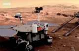 El explorador chino en Marte ya comenzó a recorrer el Planeta Rojo