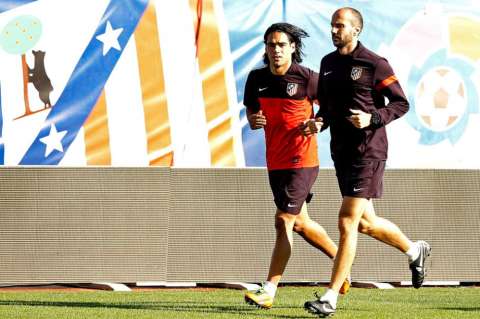 Falcao vuelve a los entrenamientos tras sobrecarga en el aductor