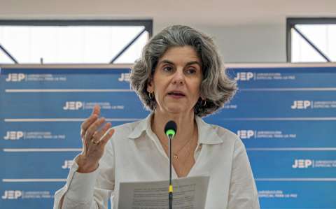 La JEP denuncia campaña de ataques contra la magistrada Julieta Lemaitre