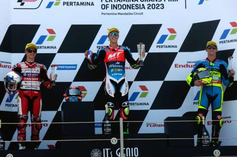 David Alonso sigue imparable, volvió a ser podio en Moto3: ¿puede pelear título?
