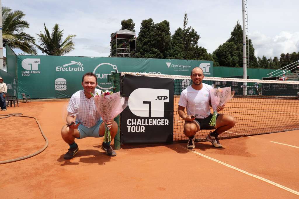 Juan Sebastián Gómez y Andrés Urrea, campeones de dobles ATP Challenger Jumbo Open