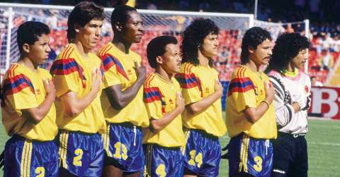Colombia traería de vuelta la magia de Italia 90 con su camiseta retro