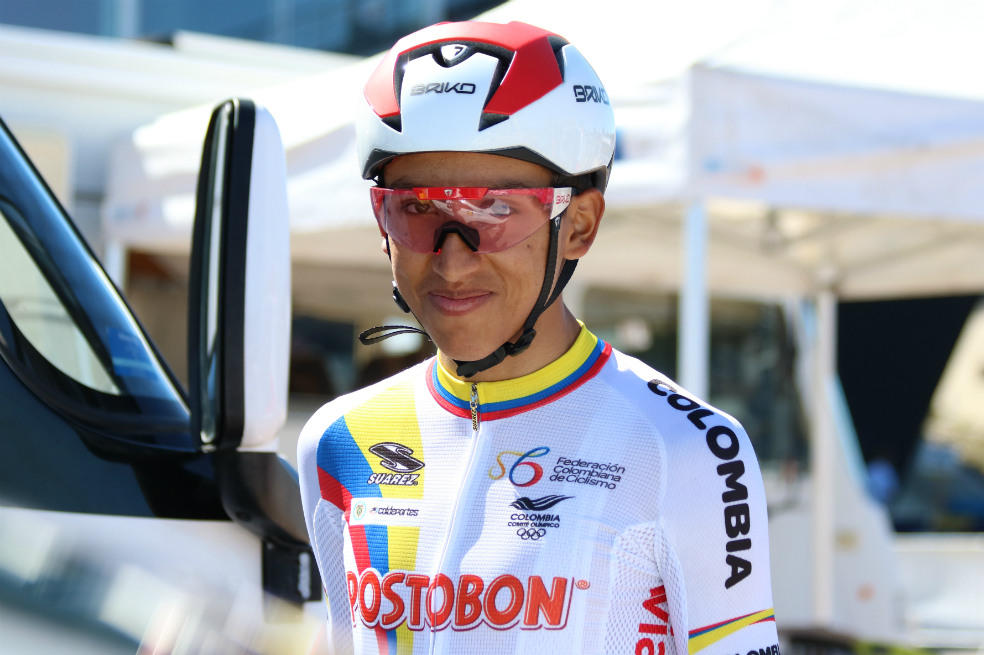 Égan Bernal, la gran promesa del ciclismo colombiano. / Éder Garcés - Fedeciclismo