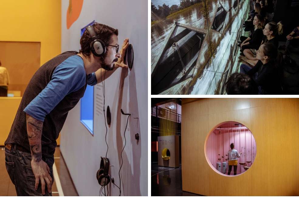 Alrededor de 600 personas participaron en la concepción, diseño y montaje de la sala interactiva Música. / Fotos Parque Explora: Camilo Díaz