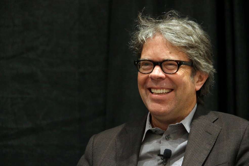 El escritor Jonathan Franzen, quien se presenta esta emana en la feria del libro de Lima. / Afp