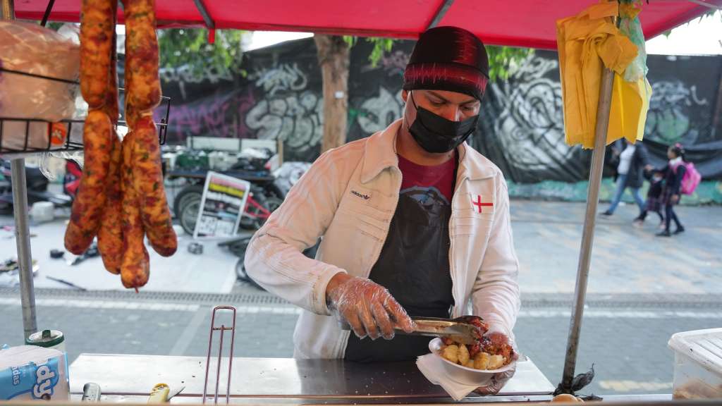 Comida callejera Bogotá