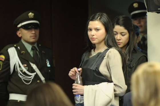 Laura Moreno y Jessy Quintero en audiencia.