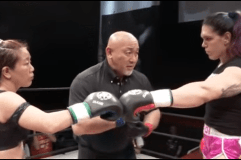 La peleadora más grande de la MMA propinó brutal patada y se quedó sin triunfo