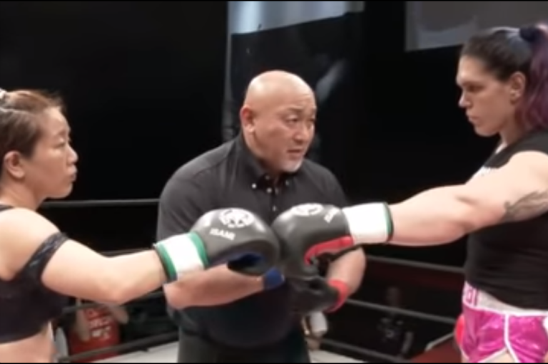 La peleadora más grande de la MMA propinó brutal patada y se quedó sin triunfo
