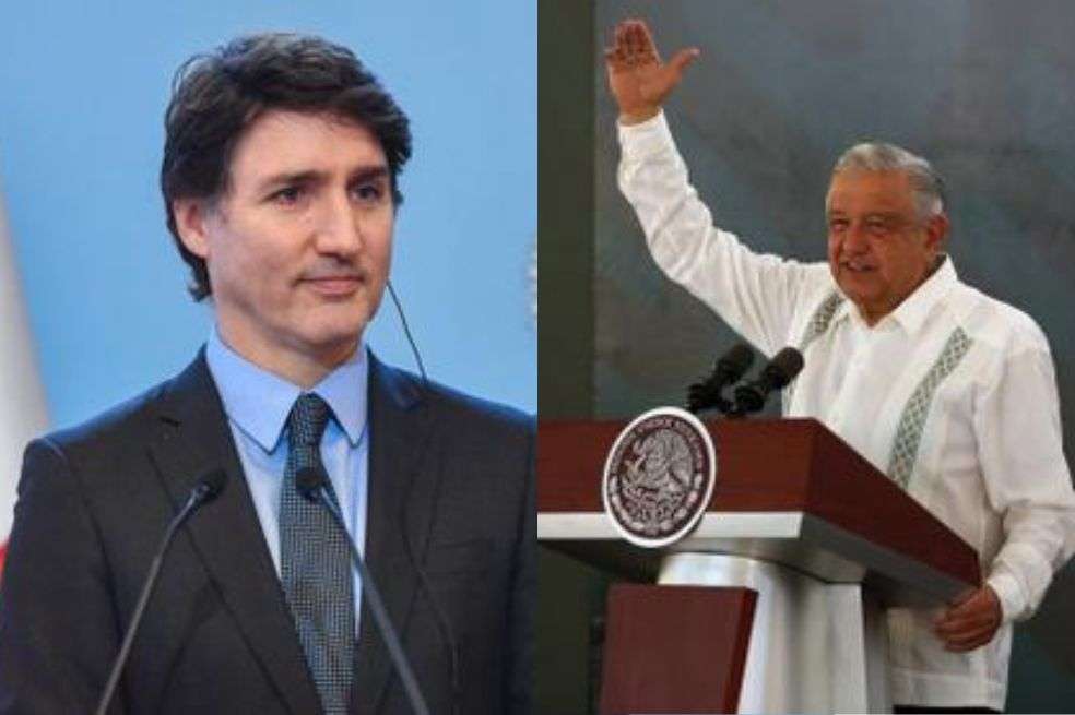 Justin Trudeau y Andrés Manuel López Obrador.