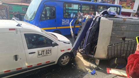 Esto se sabe del accidente múltiple que dejó una persona fallecida en Ciudad Bolívar