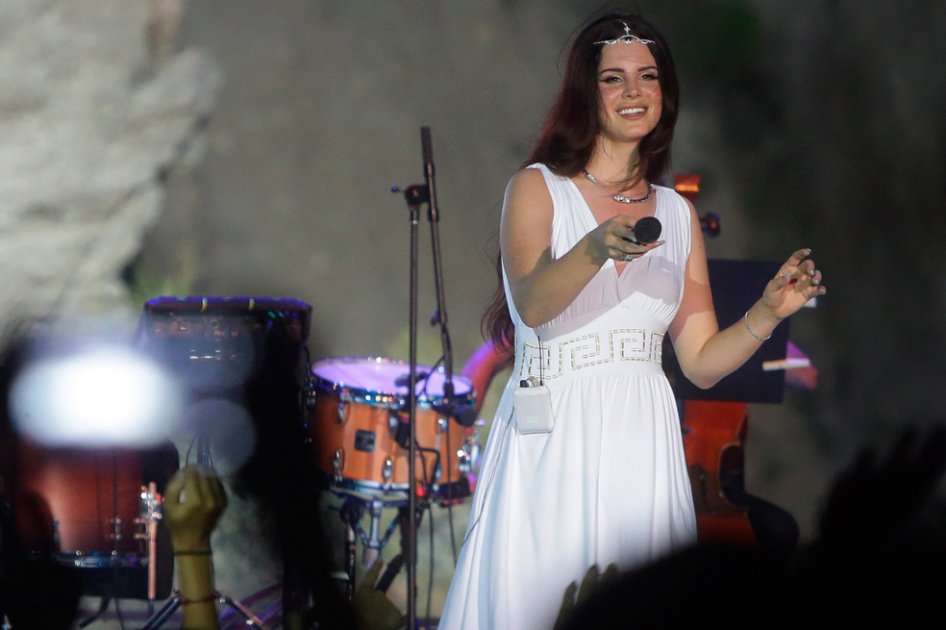 Lana del Rey en concierto.