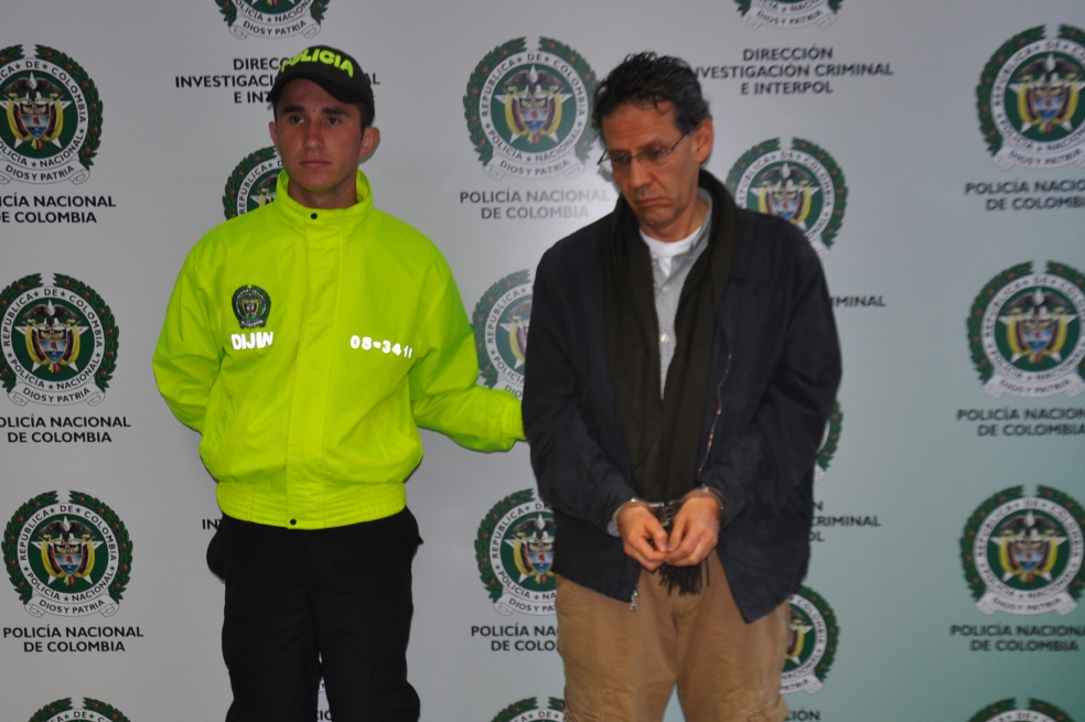 El médico deportólogo Alberto Beltrán Niño el día de su captura. En los próximos días será extraditado a España. / Dijín