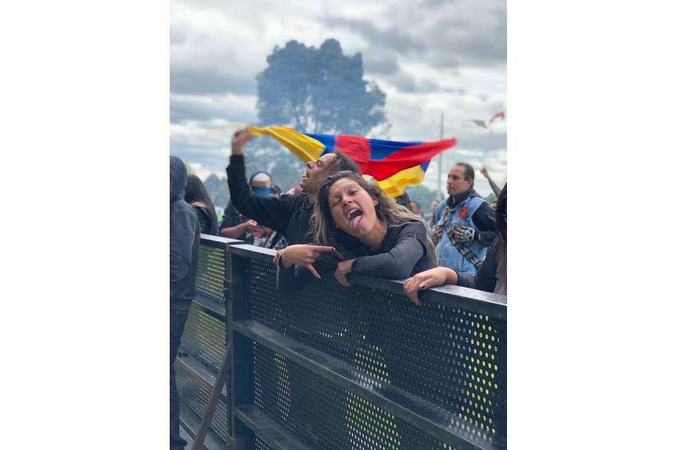 Los rockeros se alistan para disfrutar del primer día de Rock al Parque 2018. / Laura Camila Castellanos