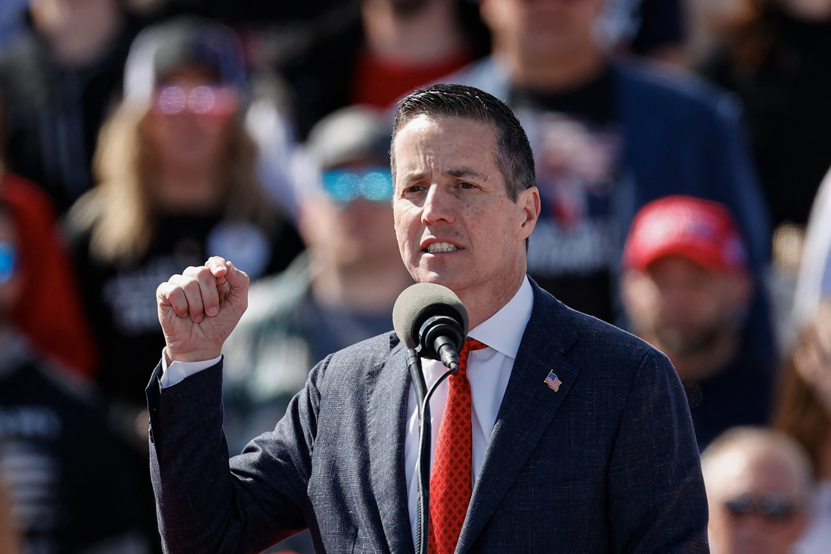 El candidato republicano al Senador por Ohio, Bernie Moreno.