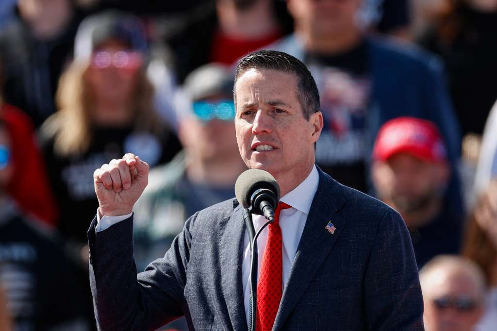 El candidato republicano al Senador por Ohio, Bernie Moreno.