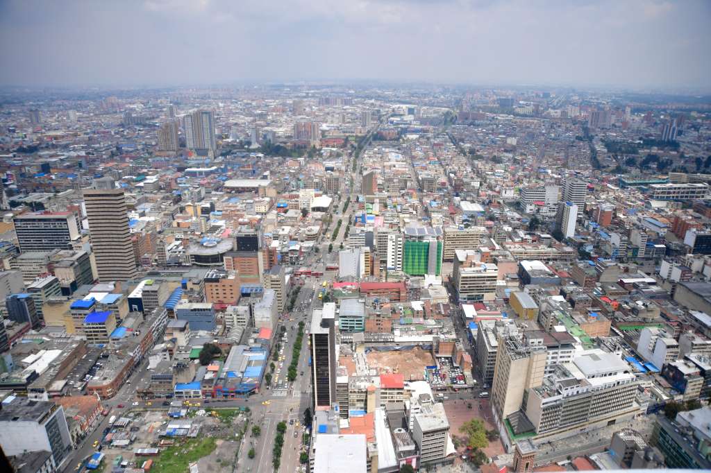 Bogotá vista desde el edificio BD Bacatá, ahora Bogotá Tower 2862