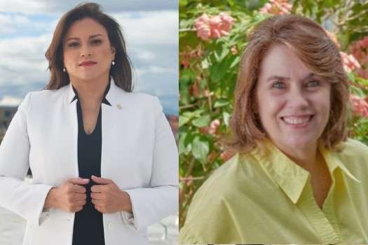 Natasha Avendaño, gerente general de la Empresa de Acueducto y Alcantarillado de Bogotá y Consuelo Ordoñez, gerente general de la UAESP