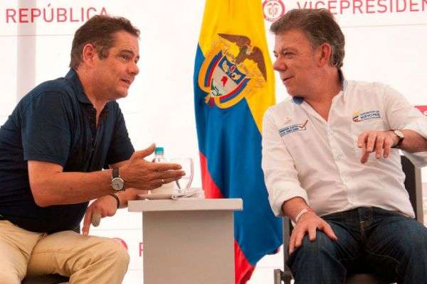Los recorridos de Vargas Lleras de los últimos días han sido en compañía del presidente Santos. / El Espectador