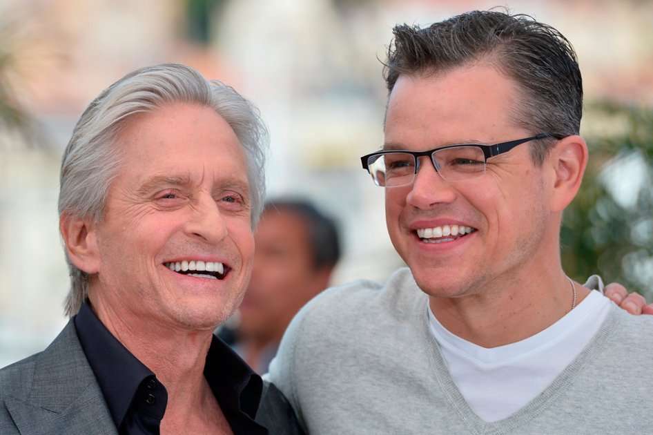 ichael Douglas y Matt Damon presentan "Behind the Candelabra", del director Steven Soderbergh, en el Festival de Cine de Cannes 2013.
