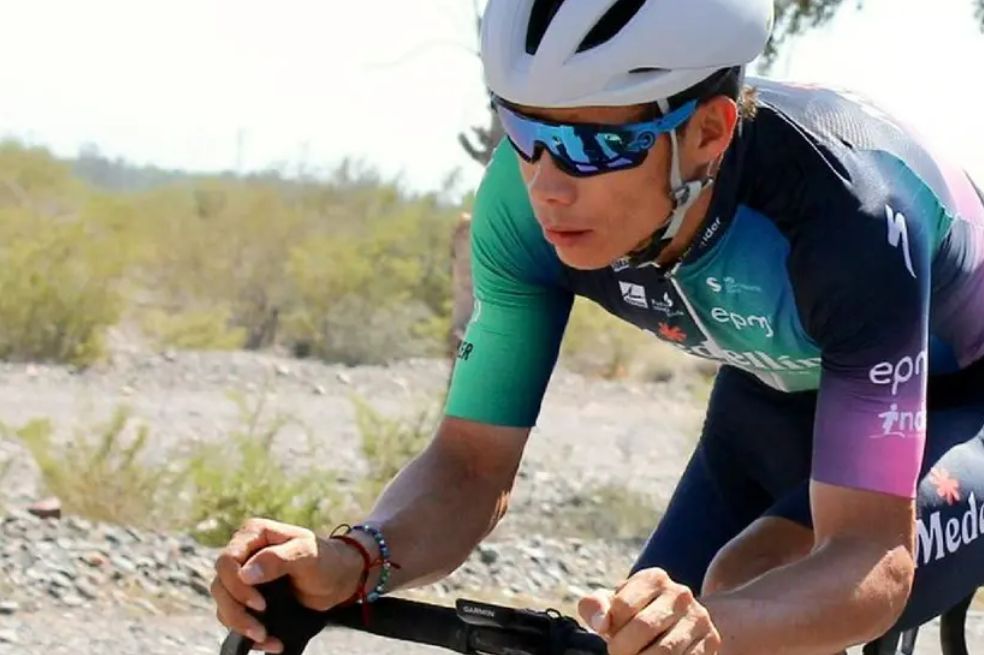 Miguel Ángel López en la Vuelta a San Juan.