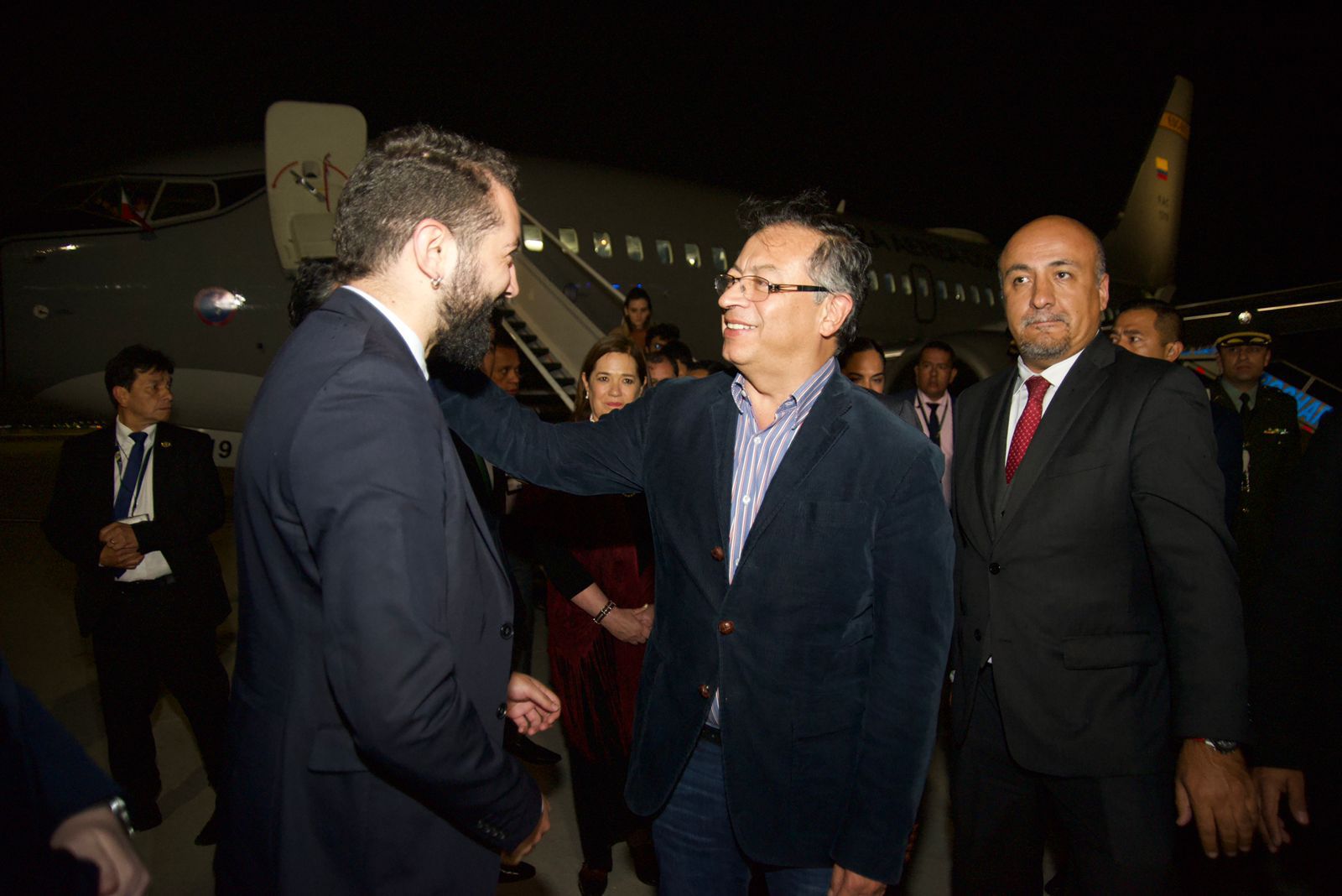 Mañana Petro se trasladará al Palacio Nacional, donde será recibido por su homólogo mexicano.