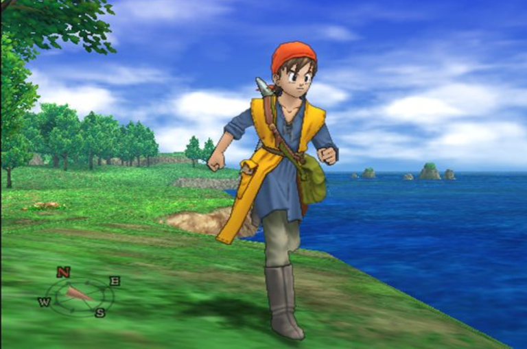 El héroe fue diseñado por Toriyama para el videojuego "Dragon quest".