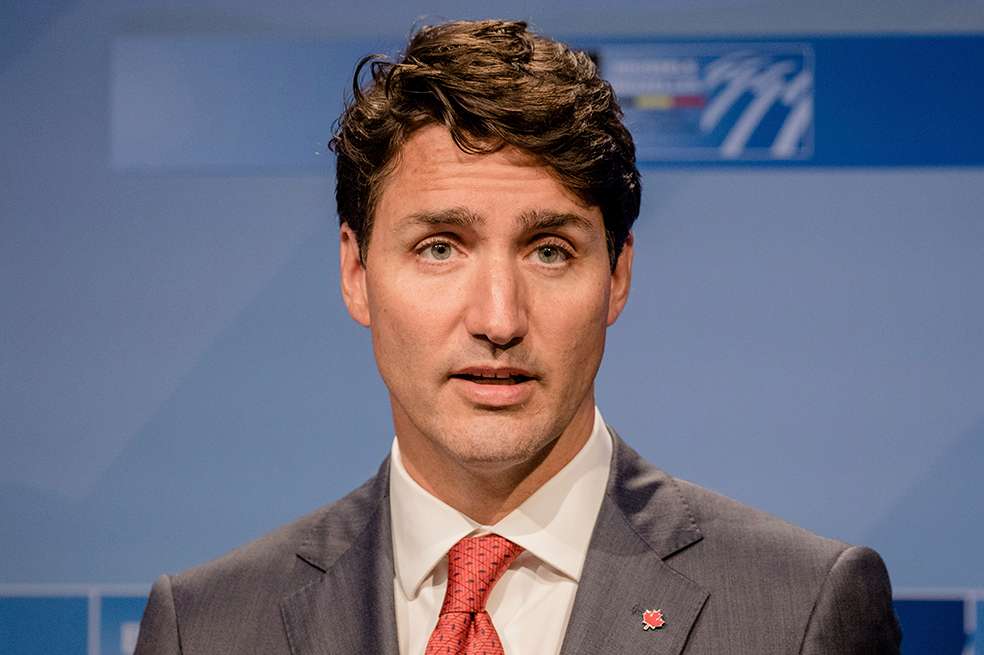El primer ministro de Canadá, Justin Trudeau, se juega su reelección este lunes. / AFP