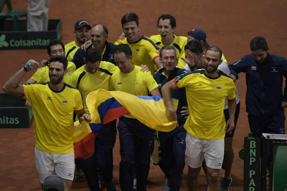 Equipo colombiano de Copa Davis. / Archivo