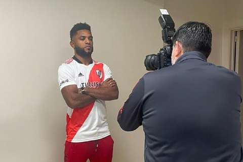 Miguel Ángel Borja y los colombianos en River Plate