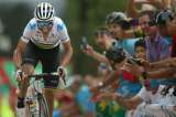 Valverde ganó la séptima etapa de la Vuelta gracias al trabajo de Nairo