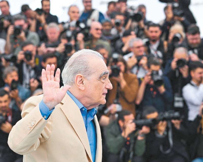 Martin Scorsese en el Festival de Cannes, luego de una ausencia de 37 años. / AFP