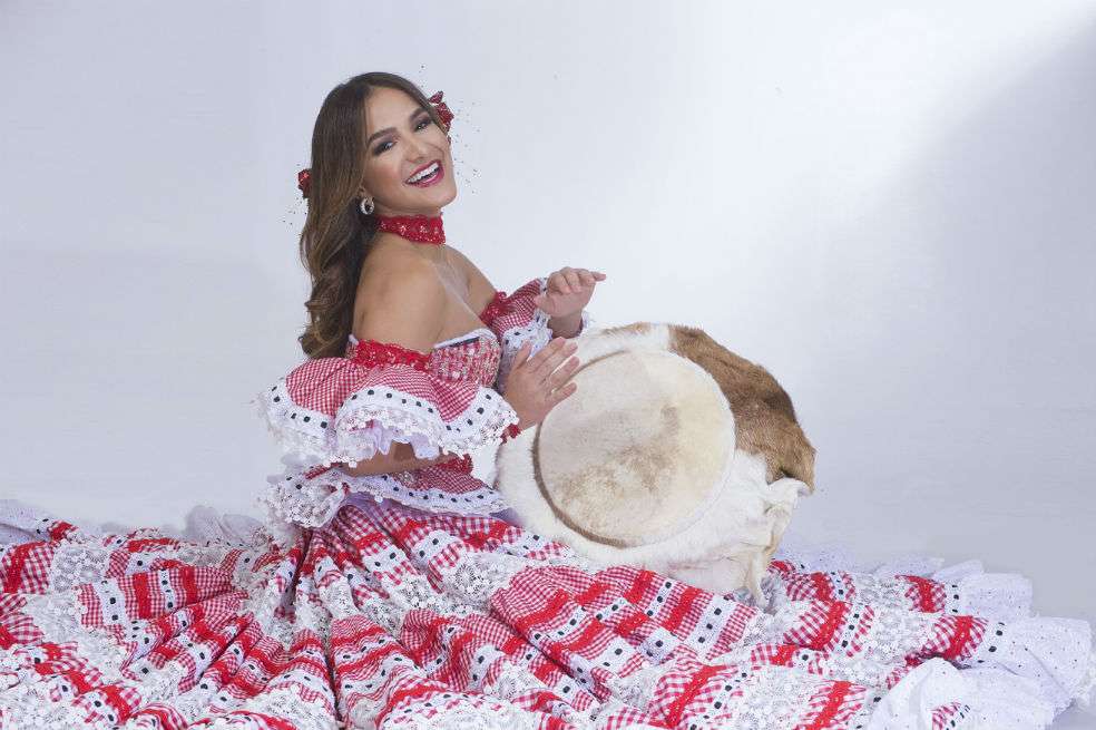 Valeria Abuchaibe Rosales, reina del carnaval. / Foto: Cortesía Carnaval de Barranquilla.