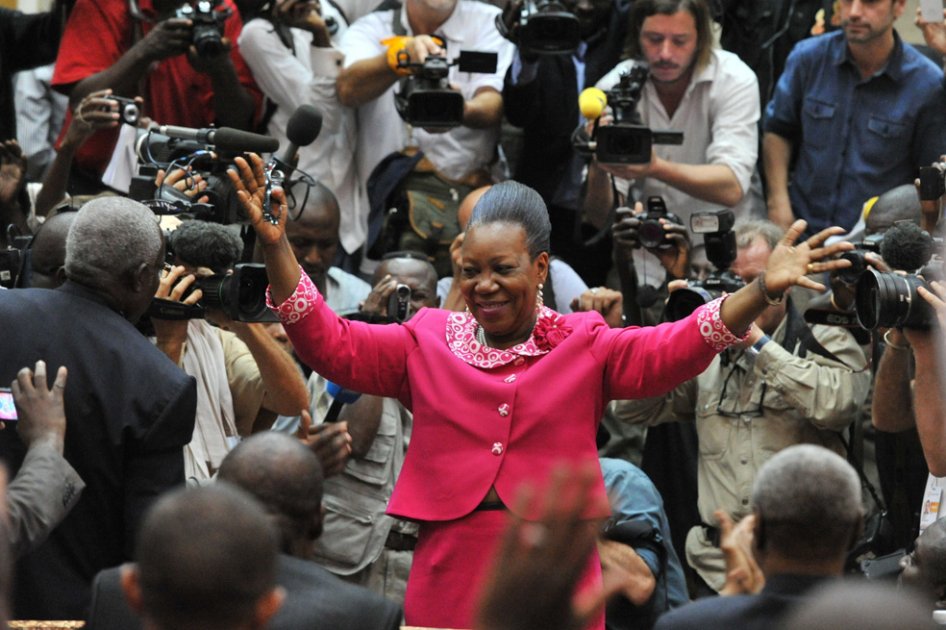 Catherine Samba-Panza, exalcaldesa de la capital, es la nueva presidenta interina de Centroáfrica.