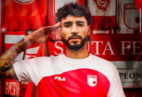 Independiente Santa Fe confirmó a Nahuel Bustos, delantero argentino con pasado en Europa