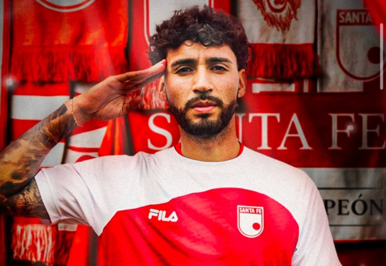 Independiente Santa Fe confirmó a Nahuel Bustos, delantero argentino con pasado en Europa
