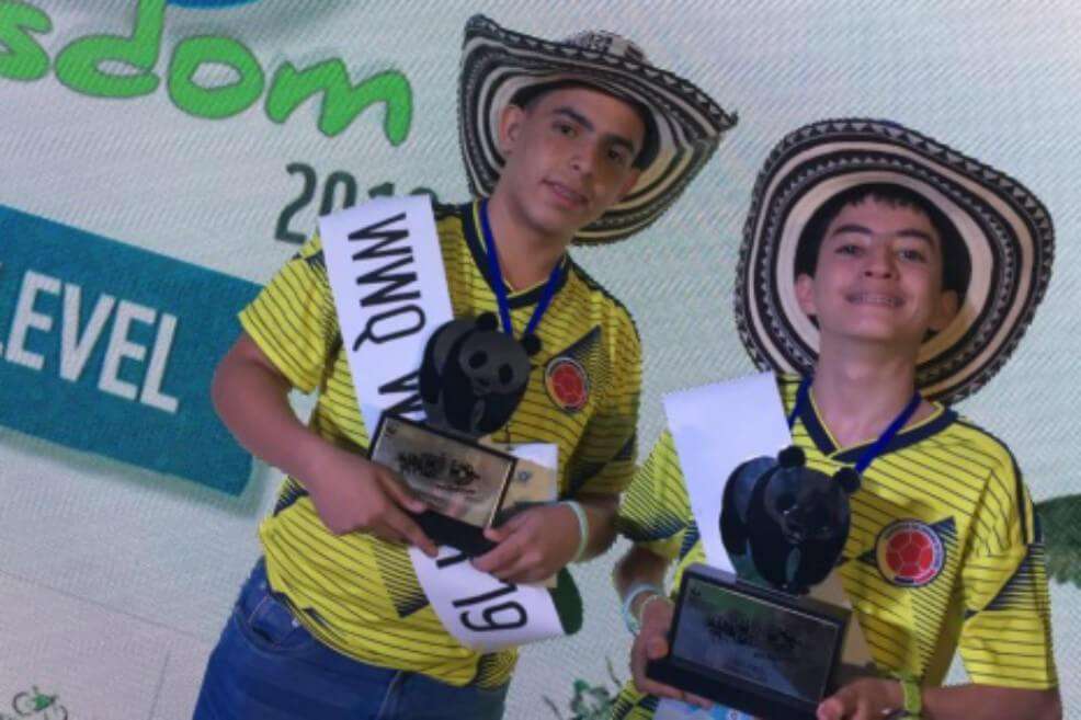 Esteban Álvarez, de Medellín, y Jorge Arteta, de Barranquilla, / WWF - EFE Verde