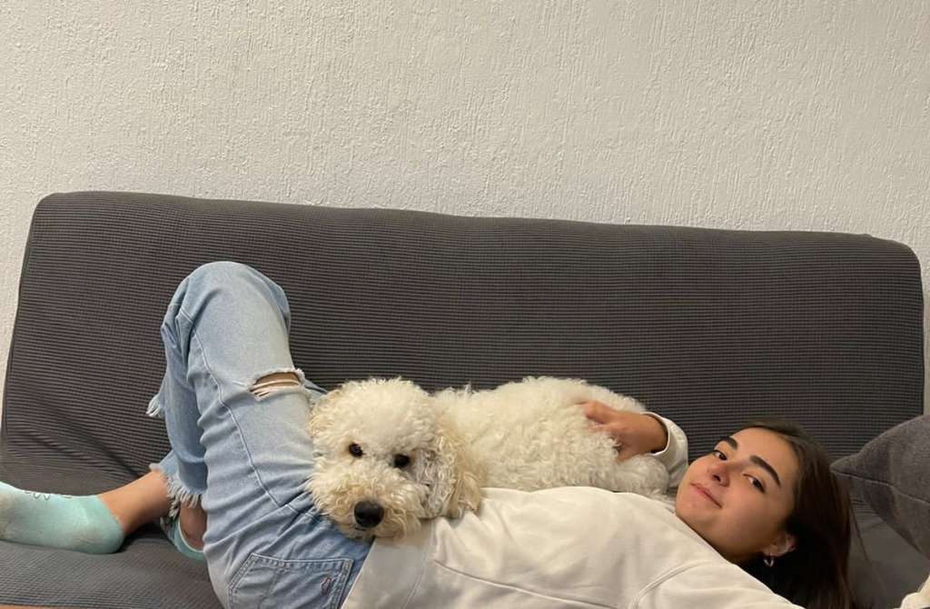 Ana María amaba a los animales y en algún momento quiso ser veterinaria.