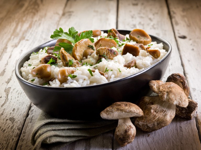 Arroz con champiñones, receta para preparar este plato