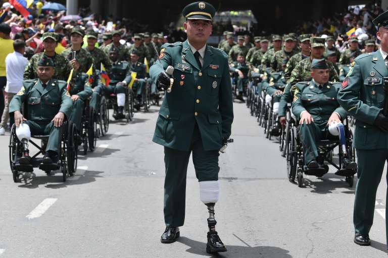 Desfile del 20 de julio, en Bogotá