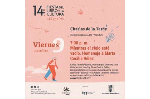 Conozca la programación de este viernes de la Fiesta del Libro