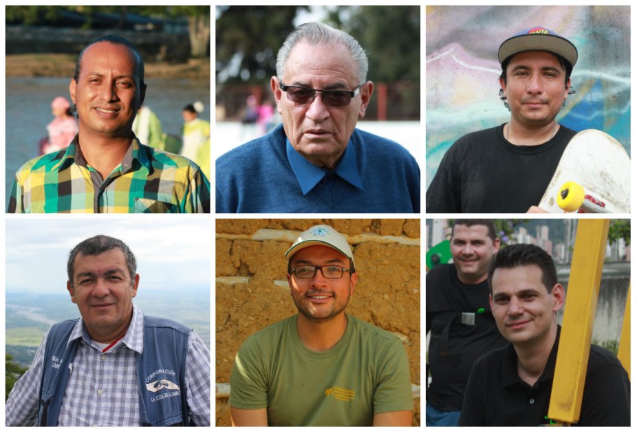 Pablo Jiménez, Isaias Guerrero, Óscar Piñeres, Elkin Zapata, Camilo Prieto y Freddy Luna fueron los ganadores de este año. / Caracol TV