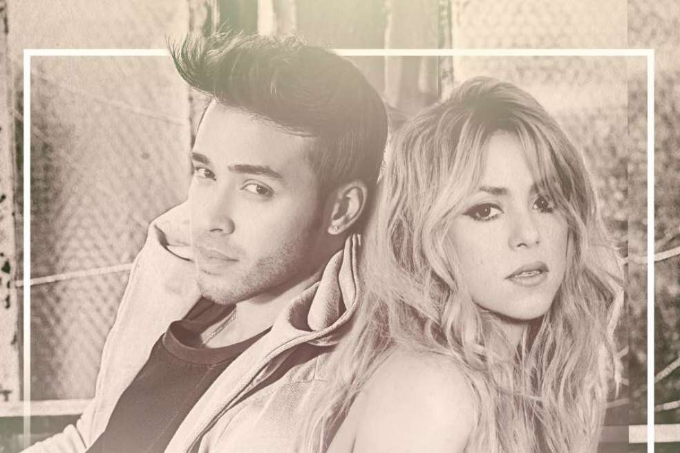 Prince Royce y Shakira. / Facebook Prince Royce