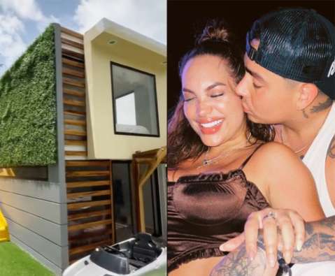 Video: Felipe Saruma le regaló lujosa casa a la hija de un año de Andrea Valdiri
