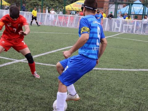 Selección de fútbol para ciegos se prepara para los Parapanamericanos Juveniles