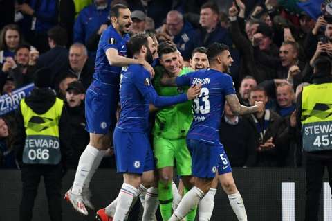 Otra final inglesa: Chelsea superó al Frankfurt y definirá el título de la Europa League ante Arsenal