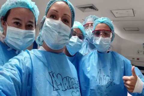 Así es ser enfermera en la primera línea contra el coronavirus