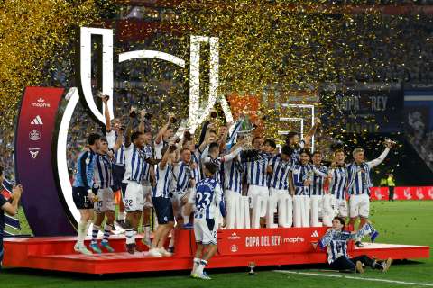 ¡Sorpresa en España! Real Sociedad, campeón de la Copa del Rey frente al Atlético de Madrid